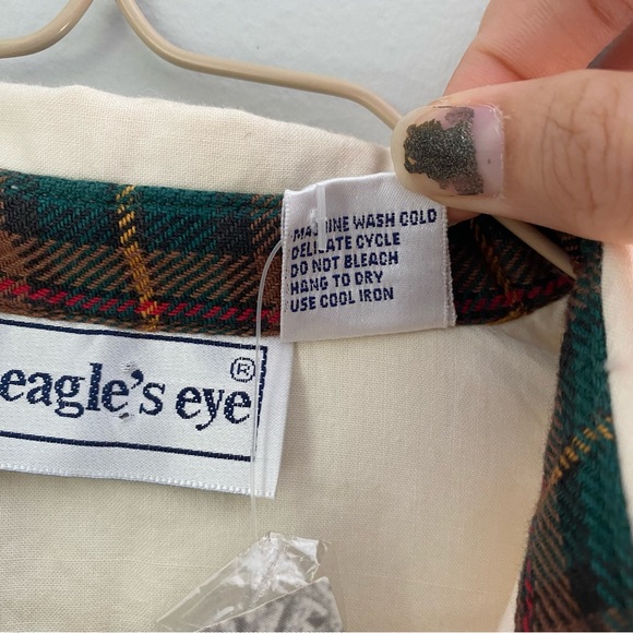 Vintage NWT The Eagle’s Eye long sleeve kids boys girl patch button down shirt - Picture 4 of 13
